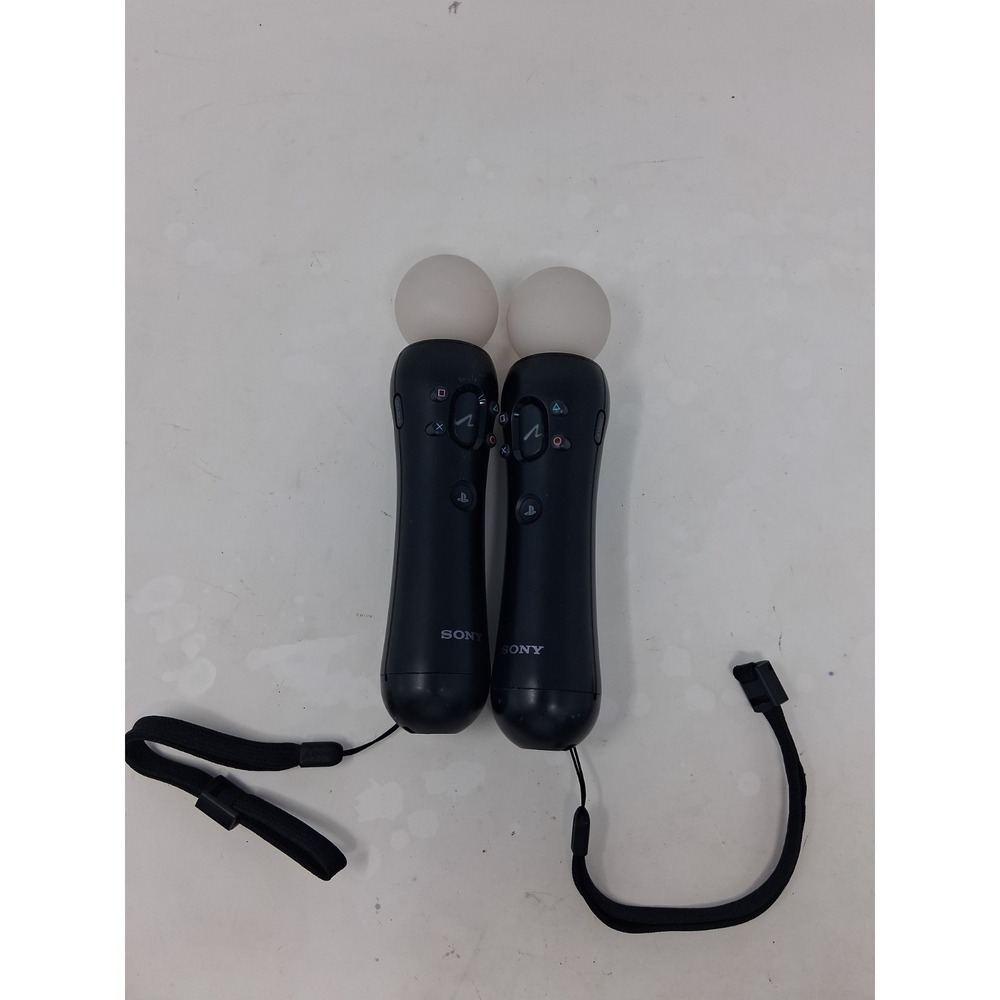 2 x Sony PlayStation Move Motion Controller (CECH-ZCM1U) PS3 PS4 VR , UNTESTED